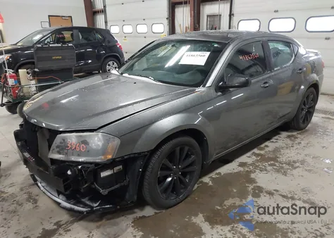 2013 Dodge Avenger z USA, uszkodzony, nr VIN 1C3CDZAB1DN692952